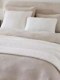 west elm Reflections Cotton Matelasse Bedspread, Super King - thumbnail 2