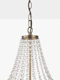 John Lewis La Scala Statement Swag Chandelier Ceiling Light, Satin Bronze - thumbnail 6