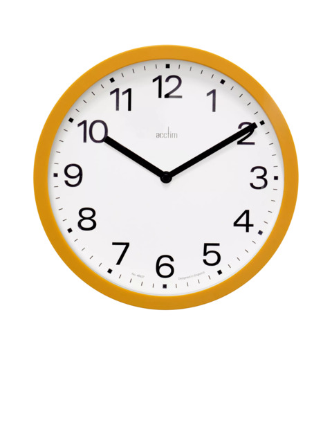 Acctim Renhold Analogue Wall Clock, 25cm - image 1