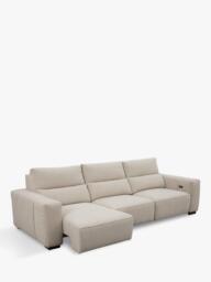 John Lewis Slider Large 3 Seater Sofa, Natural Chenille - thumbnail 3