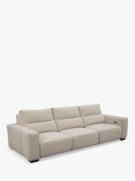 John Lewis Slider Large 3 Seater Sofa, Natural Chenille - thumbnail 5