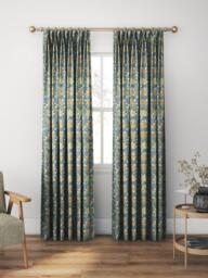 William Morris At Home Bower Made to Measure Curtains or Roman Blind, Bluebird - thumbnail 5