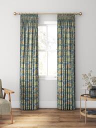 William Morris At Home Bower Made to Measure Curtains or Roman Blind, Bluebird - thumbnail 3