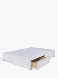 John Lewis Non-Sprung Upholstered 2 Drawer Divan Base, King Size - thumbnail 2