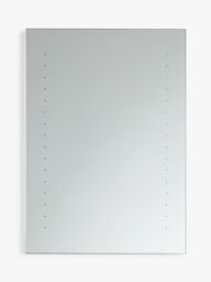 John Lewis Pixel Wall Mounted Illuminated Bathroom Mirror, Medium - thumbnail 1