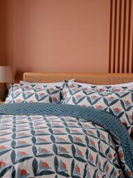 Scion Tulip Duvet Cover Set, Navy - thumbnail 2
