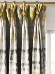 Harlequin Pontia Made to Measure Curtains or Roman Blind, Ochre/Steel - thumbnail 6
