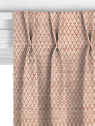 John Lewis Elm Leaf Woven Made to Measure Curtains or Roman Blind, Rust - thumbnail 5