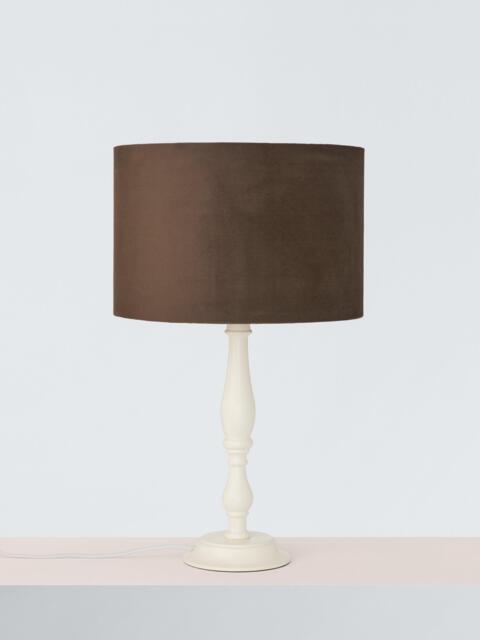 John Lewis Velvet Drum Lampshade, - image 1