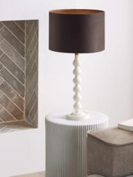 John Lewis Velvet Drum Lampshade, - thumbnail 4