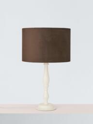 John Lewis Velvet Drum Lampshade,
