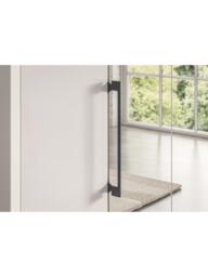 John Lewis Osaka 2.25m Bi-Fold Wardrobe with 2 Glass Doors & 4 Mirrored Doors - thumbnail 6