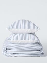 John Lewis Crosby Pure Cotton Seersucker Duver Cover Set - thumbnail 5