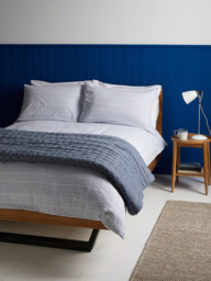 John Lewis Crosby Pure Cotton Seersucker Duvet Cover Set