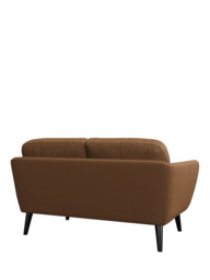 John Lewis Arlo Small 2 Seater Leather Sofa, Dark Leg - thumbnail 4