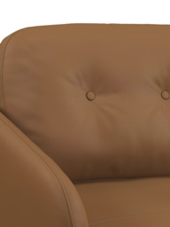 John Lewis Arlo Small 2 Seater Leather Sofa, Dark Leg - thumbnail 6