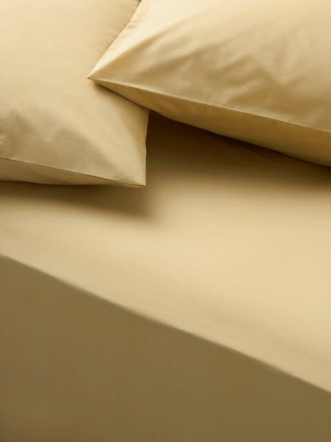 John Lewis Egyptian Cotton Percale Easy Care 260 Thread Count Fitted Sheet - image 1