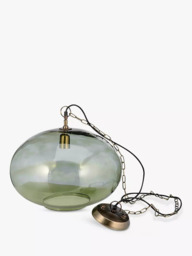 nkuku Otoro Round Glass Pendant Light, Large - thumbnail 3
