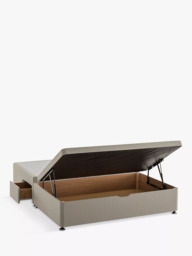 Silentnight 2 Drawer Continental Half Ottoman Divan Base Storage Bed, King Size - thumbnail 2