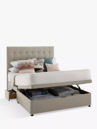 Silentnight 2 Drawer Continental Half Ottoman Divan Base Storage Bed, King Size - thumbnail 5