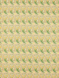 Morris & Co. Ben Pentreath Daffodil Made to Measure Curtains or Roman Blind, Pink/Leaf Green - thumbnail 1