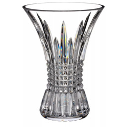 Waterford Crystal Lismore Diamond Cut Glass Vase, H20cm, Clear