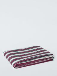 John Lewis Extra Large Striped Quilted Picnic Rug, Pink/Multi - thumbnail 4