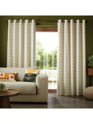 Orla Kiely Linear Stem Pair Lined Eyelet Curtains - thumbnail 1