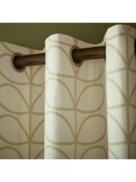 Orla Kiely Linear Stem Pair Lined Eyelet Curtains - thumbnail 2