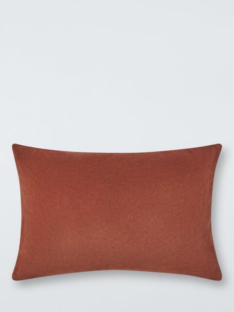 John Lewis Rectangular Cotton Velvet Cushion - image 1