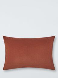 John Lewis Rectangular Cotton Velvet Cushion - thumbnail 1