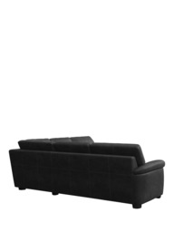 John Lewis Camden 5+ Seater Corner Leather Sofa, Dark Leg - thumbnail 4