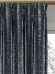 John Lewis Tonal Weave Made to Measure Curtains or Roman Blind, Navy - thumbnail 6