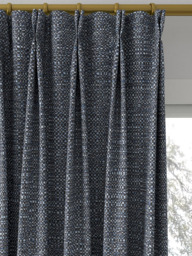 John Lewis Tonal Weave Made to Measure Curtains or Roman Blind, Navy - thumbnail 4