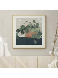 John Lewis Emma Scarvey 'Jade Hoya II' Framed Print & Mount, 73.5 x 73.5cm, Green/Multi - thumbnail 2