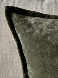 nkuku Pilani Square Cushion Cover, Moss Green - thumbnail 4