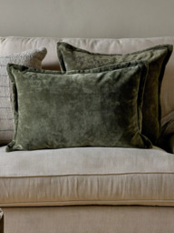 nkuku Pilani Square Cushion Cover, Moss Green - thumbnail 3