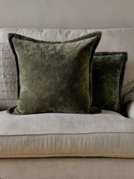 nkuku Pilani Square Cushion Cover, Moss Green - thumbnail 2