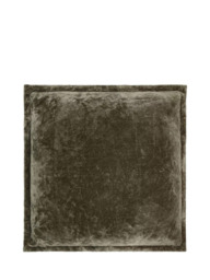 nkuku Pilani Square Cushion Cover, Moss Green