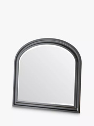 Yearn Vogue Overmantel Wood Frame Bevelled Edge Wall Mirror, 83 x 105cm - thumbnail 3