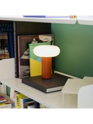 The Conran Shop Torus Rechargeable Portable Table Lamp, Orange - thumbnail 2