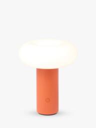 The Conran Shop Torus Rechargeable Portable Table Lamp, Orange - thumbnail 3