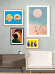 EAST END PRINTS Sumuyya Khader 'Changing Winds' Framed Print - thumbnail 2