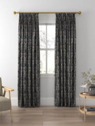 GP & J Baker Fritillerie Made to Measure Curtains or Roman Blind, Indigo - thumbnail 5