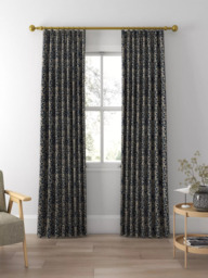 GP & J Baker Fritillerie Made to Measure Curtains or Roman Blind, Indigo - thumbnail 3