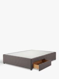 Silentnight Non-Sprung 2 Drawer Upholstered Divan Base, King Size - thumbnail 2