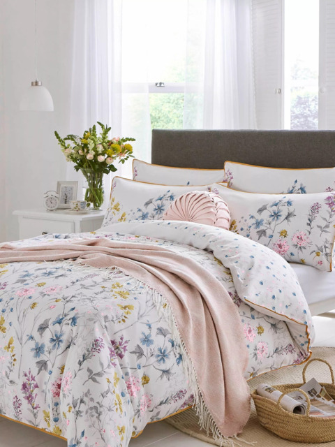 Laura Ashley Wild Meadow 200 Thread Count Duvet Cover Set - image 1