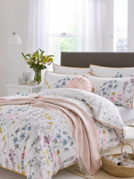 Laura Ashley Wild Meadow 200 Thread Count Duvet Cover Set - thumbnail 1