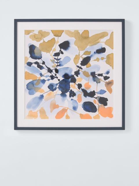 John Lewis Jen G 'Indigo Rock 5' Framed Print & Mount, H62 x W62cm, Multi - image 1