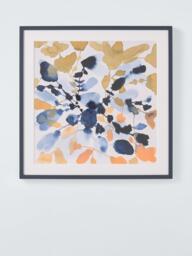John Lewis Jen G 'Indigo Rock 5' Framed Print & Mount, H62 x W62cm, Multi